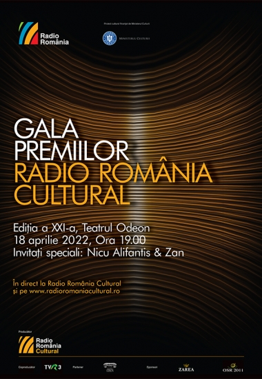 Gala premiilor Radio România Cultural revine pe scena Teatrului Odeon cu premii speciale pentru întreaga perioadă pandemică